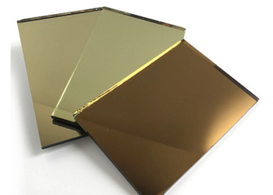 4mm Blau abgetöntes Spiegel-multi Glasfarbgenaues Bild für kosmetischen