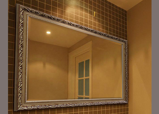 Badezimmer-dekorative gestaltete Spiegel, Sicherheits-Explosions-großer