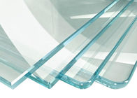 Flat Surface Clear Tempered Glass Impact Resistant Frosted Safety Glass
